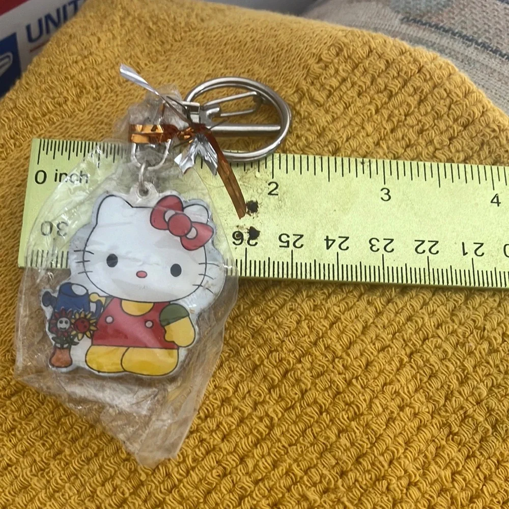 Hello Kitty Keychain with Red Bow